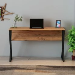 Red Living Schreibtisch Julio - Asteiche Dekor / Schwarz -BÜROMÖBEL Verkaufsgeschäft 1000306694 211115 13580700756 MOOD DETAILS P000000001000306694 mood