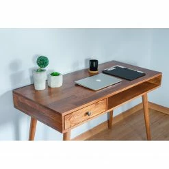 Naturoo Schreibtisch Palmi - Kiefer massiv - Kiefer Natur -BÜROMÖBEL Verkaufsgeschäft 1000306697 211115 13565100661 DETAILS P000000001000306697