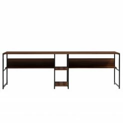 Red Living Doppelschreibtisch Collinee III - Walnuss Dekor / Schwarz -BÜROMÖBEL Verkaufsgeschäft 1000306707 211115 13582000782 DETAILS P000000001000306707