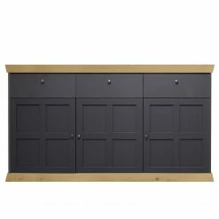 Ridgevalley Sideboard Maiossa II - Anthrazit / Eiche Dekor -BÜROMÖBEL Verkaufsgeschäft 1000307108 211109 16471500071 DETAILS P000000001000307108