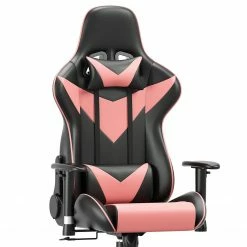 Fredriks Gaming Stuhl Jasper - Schwarz / Rosa -BÜROMÖBEL Verkaufsgeschäft 1000307836 220510 050 DETAILS P000000001000307836