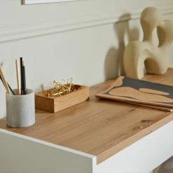 Jahnke Schreibtisch ML C 100 - Wildeiche Dekor / Weiß -BÜROMÖBEL Verkaufsgeschäft 1000307841 211109 135121000101 DETAILS P000000001000307841