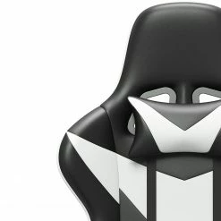 Fredriks Gaming Stuhl Jasper - Schwarz / Weiß -BÜROMÖBEL Verkaufsgeschäft 1000307849 220510 065 DETAILS P000000001000307849