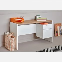 Jahnke Schreibtisch ML C 130 - Wildeiche Dekor / Weiß -BÜROMÖBEL Verkaufsgeschäft 1000307855 211109 13512100033 MOOD DETAILS P000000001000307855 mood