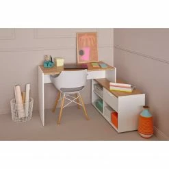 Jahnke Eckschreibtisch ML C 140 E - Wildeiche Dekor / Weiß -BÜROMÖBEL Verkaufsgeschäft 1000307856 211109 13512100043 MOOD DETAILS P000000001000307856 mood