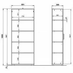 Germania Aktenschrank GW-Profi 2.0 III - Eiche Grandson Dekor / Graphit -BÜROMÖBEL Verkaufsgeschäft 1000307864 211109 161638000546 SKETCH DETAILS P000000001000307864 sketch