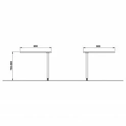 Germania Eckverbindung GW-Profi 2.0 II - Eiche Grandson Dekor -BÜROMÖBEL Verkaufsgeschäft 1000307867 211109 161639000563 SKETCH DETAILS P000000001000307867 sketch