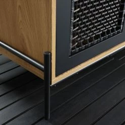 Red Living Sideboard Padbury - Schwarz / Eiche Dekor -BÜROMÖBEL Verkaufsgeschäft 1000310550 211125 11183700171 DETAILS P000000001000310550