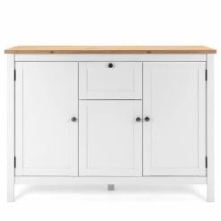 Ridgevalley Sideboard Bombita III - Weiß / Eiche Artisan Dekor -BÜROMÖBEL Verkaufsgeschäft 1000310613 211118 060556000110 DETAILS P000000001000310613