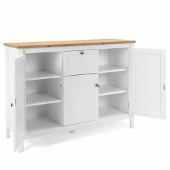 Ridgevalley Sideboard Bombita III - Weiß / Eiche Artisan Dekor -BÜROMÖBEL Verkaufsgeschäft 1000310613 211118 06055600066 DETAILS P000000001000310613