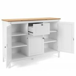 Ridgevalley Sideboard Bombita III - Weiß / Eiche Artisan Dekor -BÜROMÖBEL Verkaufsgeschäft 1000310613 211118 06055600077 DETAILS P000000001000310613