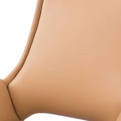 Fredriks Bürostuhl Zore - Kunstleder / Metall - Cognac / Aluminium -BÜROMÖBEL Verkaufsgeschäft 1000310651 220509 080 DETAILS P000000001000310651