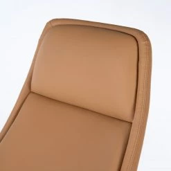 Fredriks Bürostuhl Zore - Kunstleder / Metall - Cognac / Aluminium -BÜROMÖBEL Verkaufsgeschäft 1000310651 220826 035 DETAILS P000000001000310651