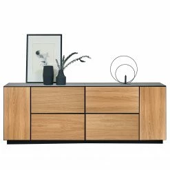 Now! by hülsta Sideboard now to go colour V - Natureiche / Diamantgrau -BÜROMÖBEL Verkaufsgeschäft 1000311273 211201 14485800329 DETAILS P000000001000311273
