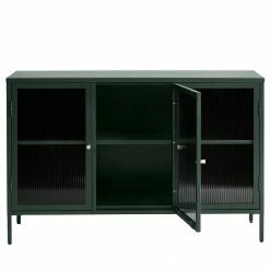 Loftscape Sideboard Bunta Floro - Metall - Dunkelgrün -BÜROMÖBEL Verkaufsgeschäft 1000319439 220107 10192900148 DETAILS P000000001000319439