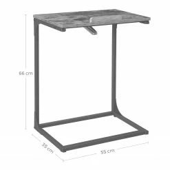 Red Living Laptoptisch Buxy - Eiche Rustikal Dekor / Schwarz -BÜROMÖBEL Verkaufsgeschäft 1000330250 220204 133442000500 SKETCH DETAILS P000000001000330250 sketch