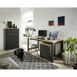 Ridgevalley Büro-Set Jasmund (2-teilig) - Graphit -BÜROMÖBEL Verkaufsgeschäft 1000331309 220208 143704000021 MOOD DETAILS P000000001000331309 mood