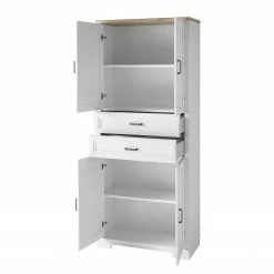 Ridgevalley Schrankwand Jasmund I (3-teilig) - Pinie Weiß Dekor / Eiche Artisan Dekor -BÜROMÖBEL Verkaufsgeschäft 1000331333 220208 14370400040 DETAILS P000000001000331333