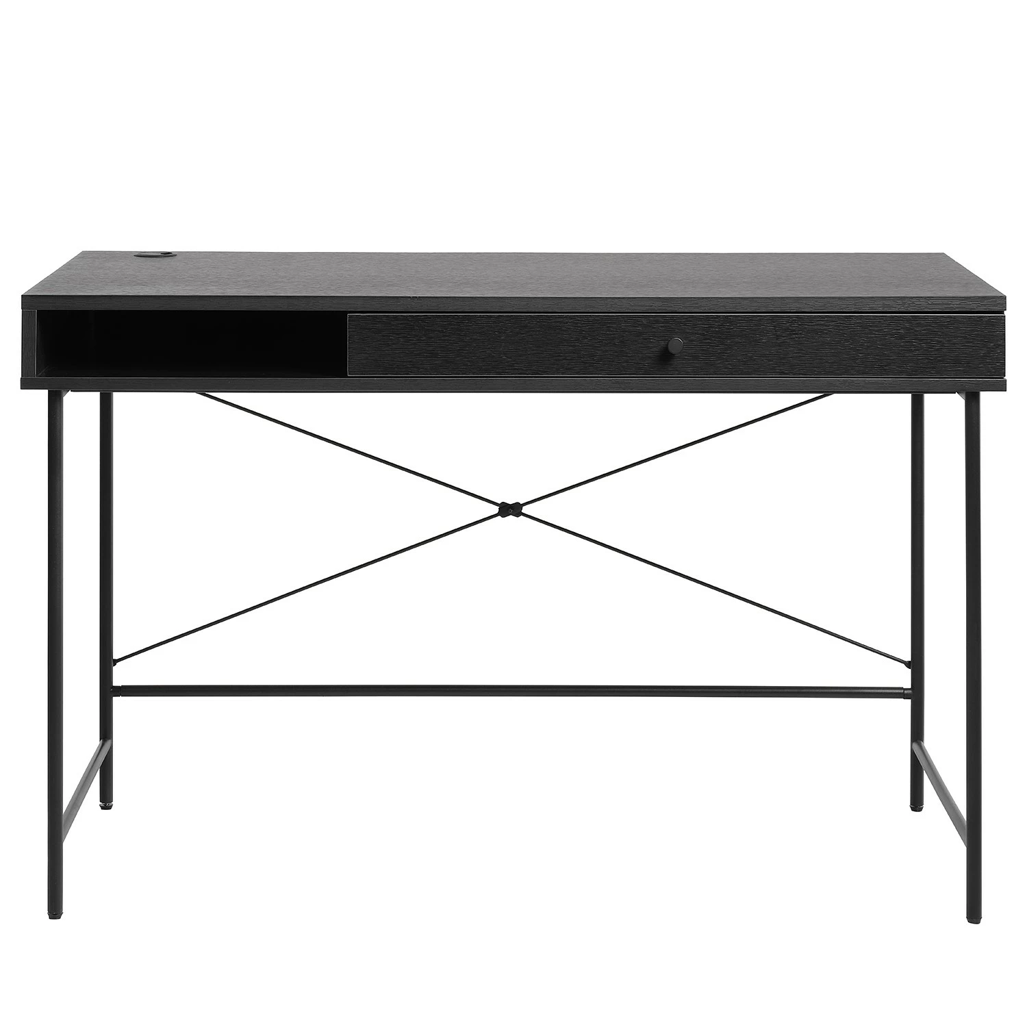 Loftscape Schreibtisch Palermo - Metall - Schwarz 5 Loftscape Schreibtisch Palermo - Metall - Schwarz – Bild 3