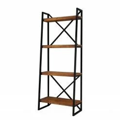 Red Living Regal Wilga - Kiefer massiv / Metall - Kiefer / Schwarz