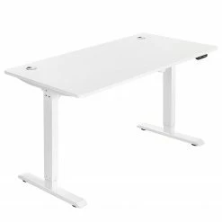 Fredriks Schreibtisch Viana - (Höhenverstellbar) - Weiß - Breite: 120 cm