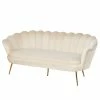Norrwood Sofa Ralemo (3-Sitzer) - Samt - Creme -BÜROMÖBEL Verkaufsgeschäft 1000339537 220329 010 IMAGE P000000001000339537