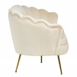 Norrwood Sofa Ralemo (3-Sitzer) - Samt - Creme -BÜROMÖBEL Verkaufsgeschäft 1000339537 220329 040 DETAILS P000000001000339537