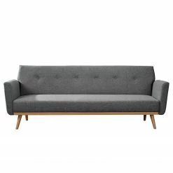 Norrwood Schlafsofa Shorwell - Strukturstoff - Grau