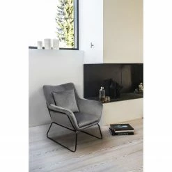 Norrwood Relaxsessel Tizio - Samt - Grau -BÜROMÖBEL Verkaufsgeschäft 1000339564 220520 020 MOOD DETAILS P000000001000339564 mood