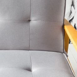 Norrwood Schlafsofa Boss I - Webstoff - Lichtgrau - Mit Schlaffunktion -BÜROMÖBEL Verkaufsgeschäft 1000339573 220329 080 DETAILS P000000001000339573