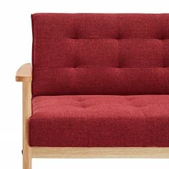 Norrwood Schlafsofa Pamban I - Strukturstoff - Karminrot -BÜROMÖBEL Verkaufsgeschäft 1000339586 220329 060 DETAILS P000000001000339586