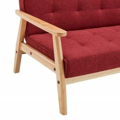 Norrwood Schlafsofa Pamban I - Strukturstoff - Karminrot -BÜROMÖBEL Verkaufsgeschäft 1000339586 220329 070 DETAILS P000000001000339586