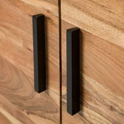 Ars manufacti Sideboard Woodson II - Akazie massiv / Metall - Akazie Hellbraun -BÜROMÖBEL Verkaufsgeschäft 1000339802 220311 060 DETAILS P000000001000339802