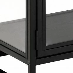 Red Living Sideboard Coogee IV - Glas / Metall - Schwarz -BÜROMÖBEL Verkaufsgeschäft 1000340385 220318 060 DETAILS P000000001000340385