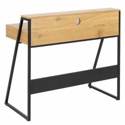 Mørteens Schreibtisch Reims - Wildeiche Dekor / Schwarz -BÜROMÖBEL Verkaufsgeschäft 1000341076 220323 032 DETAILS P000000001000341076