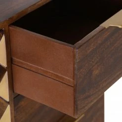 Red Living Sideboard Nook - Mango massiv / Metall - Mango / Gold -BÜROMÖBEL Verkaufsgeschäft 1000341969 220331 032 DETAILS P000000001000341969