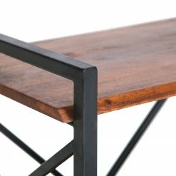 Red Living Regal Ugo II - Mango massiv / Metall - Mango / Schwarz -BÜROMÖBEL Verkaufsgeschäft 1000341970 220331 030 DETAILS P000000001000341970