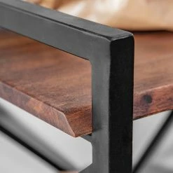 Red Living Regal Ugo II - Mango massiv / Metall - Mango / Schwarz -BÜROMÖBEL Verkaufsgeschäft 1000341970 220331 073 DETAILS P000000001000341970