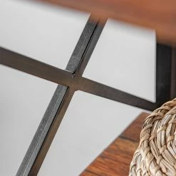 Red Living Regal Ugo II - Mango massiv / Metall - Mango / Schwarz -BÜROMÖBEL Verkaufsgeschäft 1000341970 220331 076 DETAILS P000000001000341970