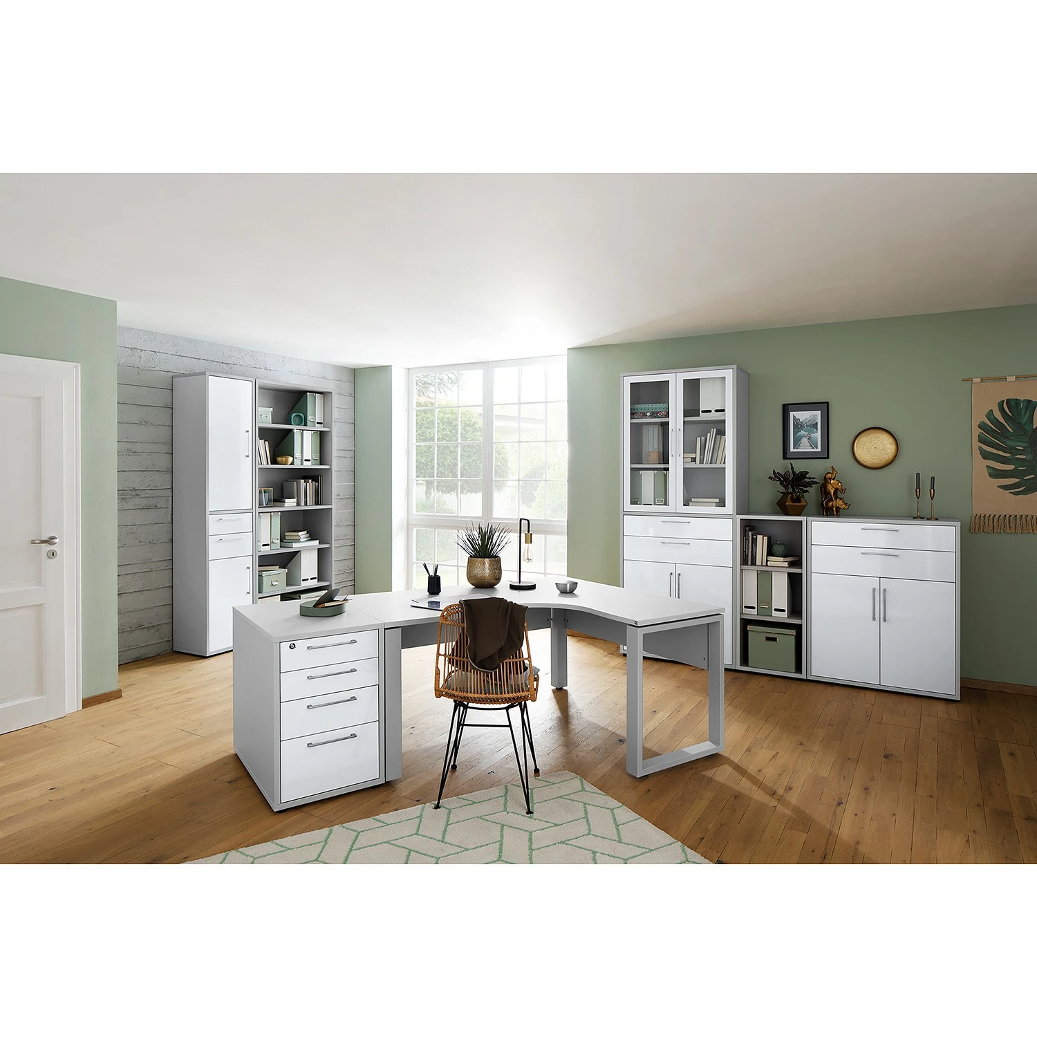 Maja Möbel Rollcontainer Homebase - Platingrau 4 Maja Möbel Rollcontainer Homebase - Platingrau – Bild 2