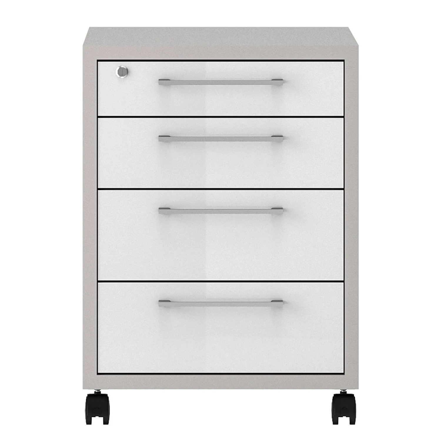 Maja Möbel Rollcontainer Homebase - Platingrau 5 Maja Möbel Rollcontainer Homebase - Platingrau – Bild 3