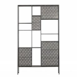 Red Living Regal Quito - Metall - Antik Messing / Schwarz -BÜROMÖBEL Verkaufsgeschäft 1000342095 220401 040 DETAILS P000000001000342095