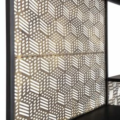 Red Living Regal Quito - Metall - Antik Messing / Schwarz -BÜROMÖBEL Verkaufsgeschäft 1000342095 220401 060 DETAILS P000000001000342095