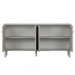 Ridgevalley Sideboard Rimas - Pinie massiv - Hellgrau -BÜROMÖBEL Verkaufsgeschäft 1000342118 220401 030 DETAILS P000000001000342118