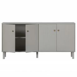 Ridgevalley Sideboard Rimas - Pinie massiv - Hellgrau -BÜROMÖBEL Verkaufsgeschäft 1000342118 220401 040 DETAILS P000000001000342118