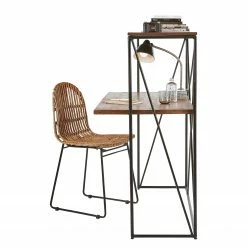 Tom Tailor Schreibtisch-Kombination Piketon I - Mango massiv / Aluminium - Mango / Schwarz -BÜROMÖBEL Verkaufsgeschäft 1000342408 220325 040 DETAILS P000000001000342408