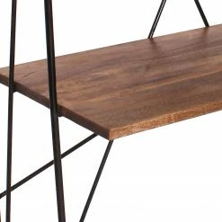 Tom Tailor Schreibtisch-Kombination Piketon II - Mango massiv / Aluminium - Mango / Schwarz -BÜROMÖBEL Verkaufsgeschäft 1000342411 220325 045 DETAILS P000000001000342411