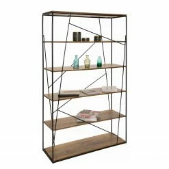 Tom Tailor Regal Piketon II - Mango massiv / Aluminium - Mango / Schwarz -BÜROMÖBEL Verkaufsgeschäft 1000342413 220325 040 DETAILS P000000001000342413