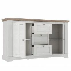 Ridgevalley Sideboard Sandvik I - Eiche Weiß Dekor / Eiche Nelson Dekor -BÜROMÖBEL Verkaufsgeschäft 1000342505 220331 040 DETAILS P000000001000342505