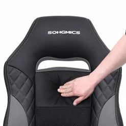 Fredriks Bürostuhl Save - Kunstleder / Kunststoff - Schwarz / Grau -BÜROMÖBEL Verkaufsgeschäft 1000343535 220407 050 DETAILS P000000001000343535